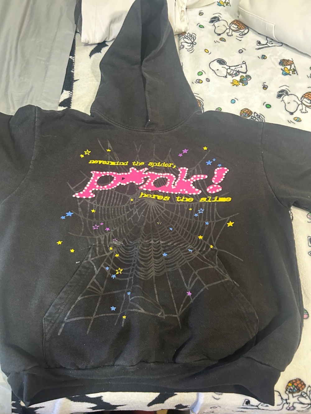 2021 Sp5der P*nk Hoodie
